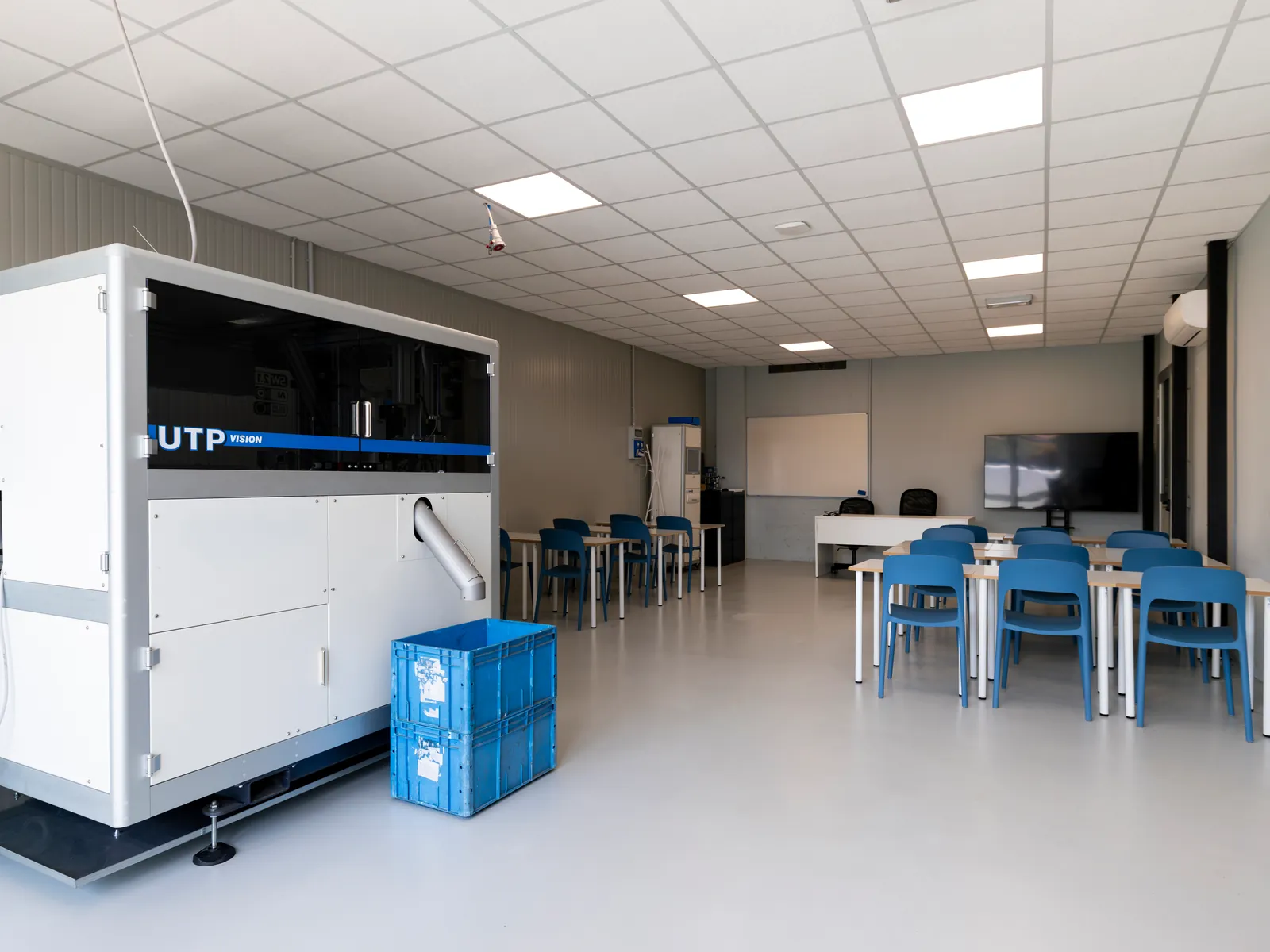 Aula formativa Training Point con impianto di laboratorio